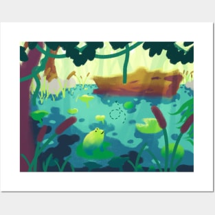 Frog Pond Posters and Art